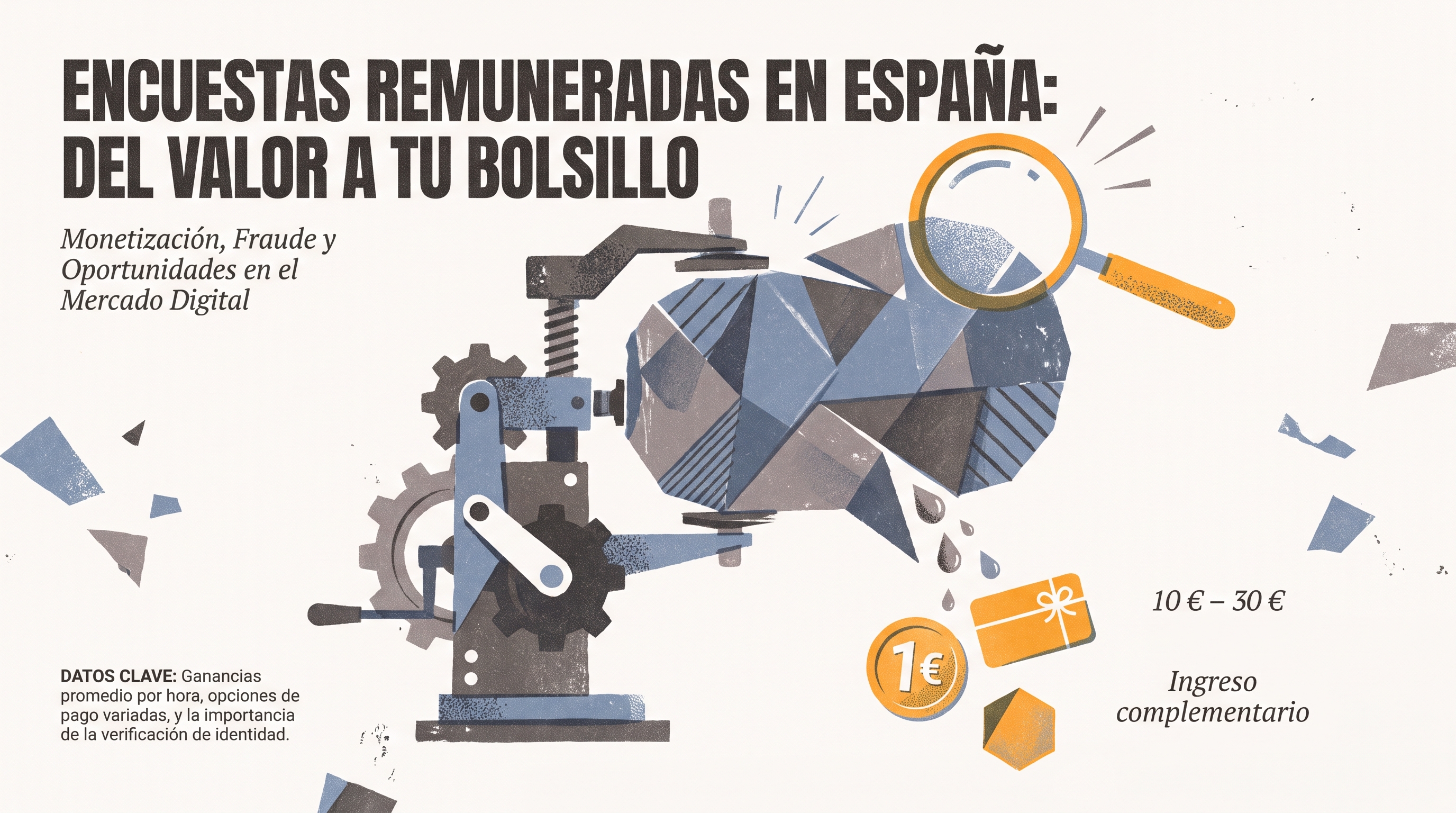 Encuestas remuneradas en España que pagan en euros