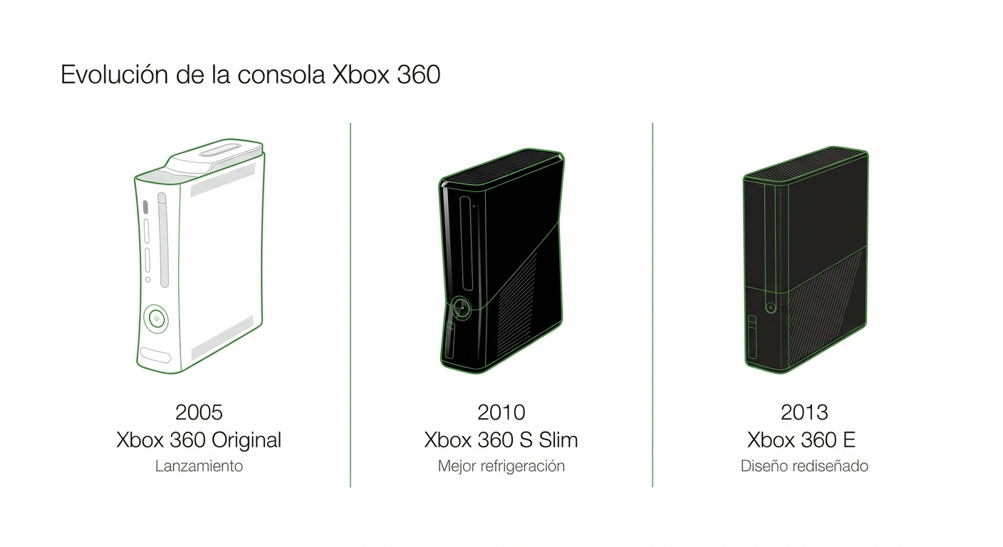Evolución de las revisiones de hardware de Xbox 360