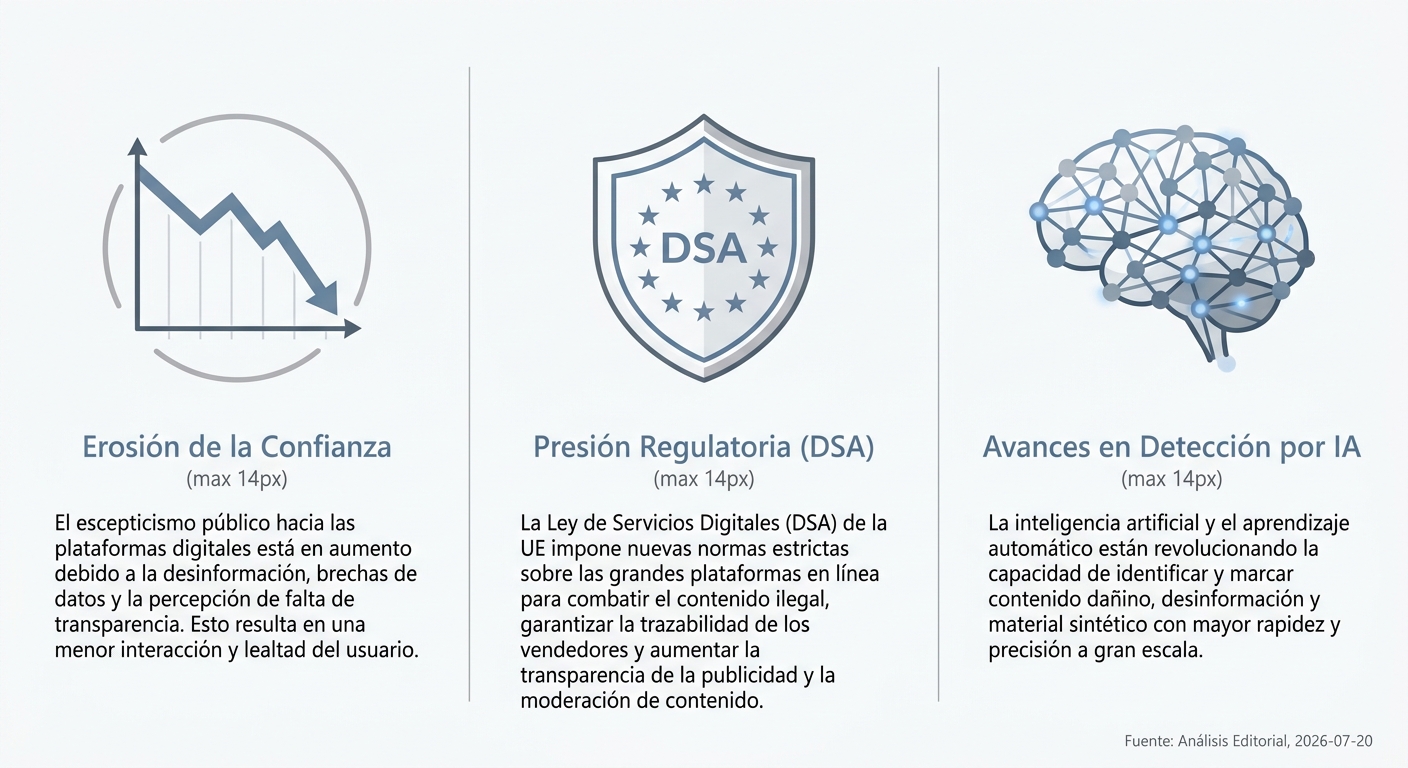 Infografía que muestra las tres razones por las que Google ha intensificado la lucha contra las reseñas falsas.