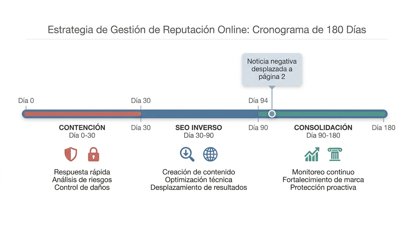 Cronograma de 90-180 días para una campaña ORM efectiva